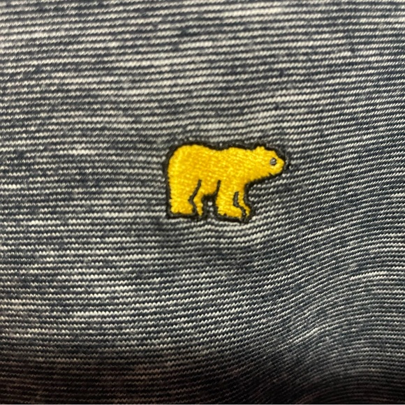 Jack Nicklaus Men’s Gray White Polo Shirt 57% Cotton 43% Polyester Size Large - Picture 3 of 4